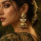 Gold Plated Jhumka Earrings