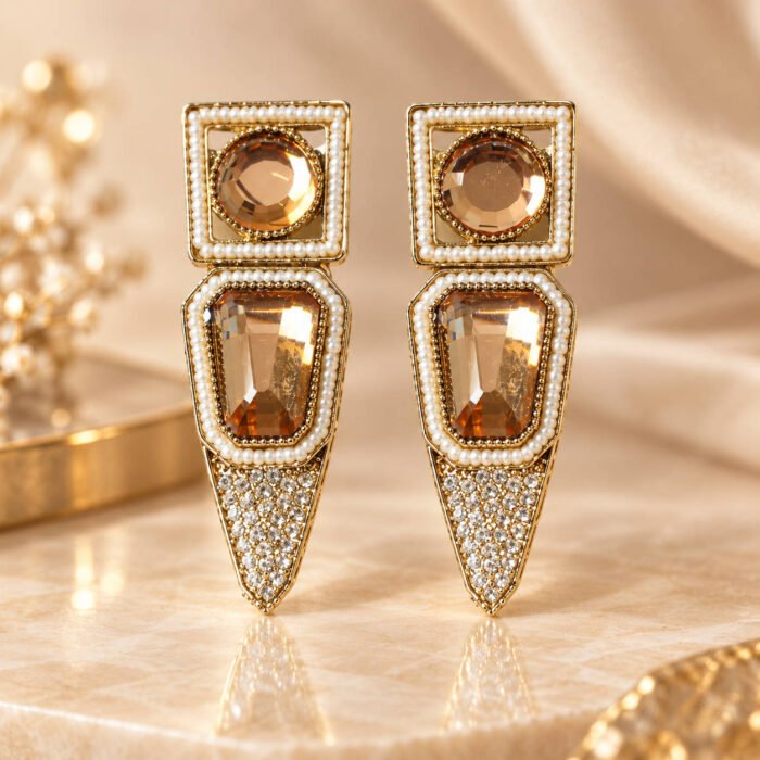 Vintage Golden Clip-on Earrings Vintage Golden Clip-on Earrings