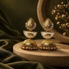 Gold Plated Jhumka Earrings