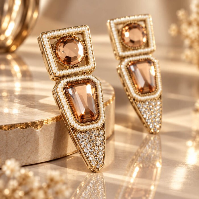 Vintage Golden Clip-on Earrings Vintage Golden Clip-on Earrings