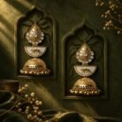Gold Plated Jhumka Earrings