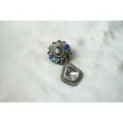 Multi Color Polki Stud Earrings