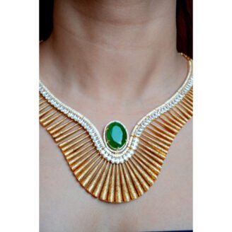 Moissanite Statement Necklace Set