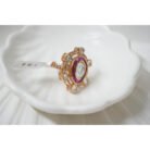 Pink Uncut Polki Ring