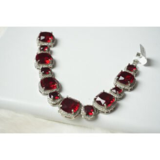 Ruby Stone Bracelet