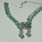 Mint Green AD Necklace Set