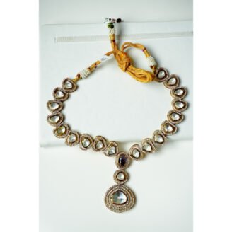 Classic Uncut Kundan Polki Necklace Set