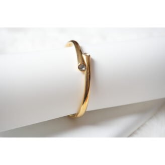 Gold Arc Cuff Bracelet