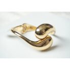 Gold Teardrop Cuff Bracelet