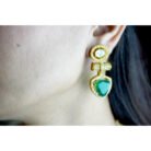 Emerald Polki Victorian Necklace Set