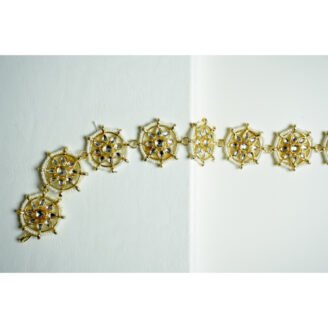 Circular Pearl Kundan Sheeshpatti