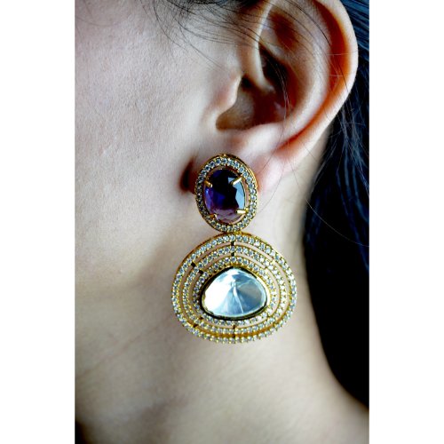14-9VdHWKMQ6HP7k4f7wkPzDrurfDzFEr.jpg Classic Uncut Kundan Polki Necklace Set