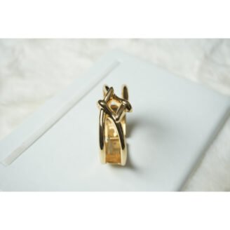 Gold Knot Cuff Bracelet