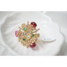 Gulaabo Ruby Polki Designer Ring