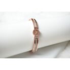 Rose Gold Crystal Butterfly Bracelet