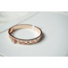 Rose Gold AD Bangle Bracelet