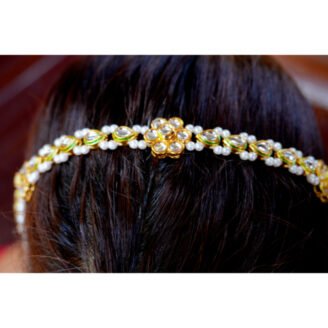 Clear Stoned Kundan Sheeshpatti