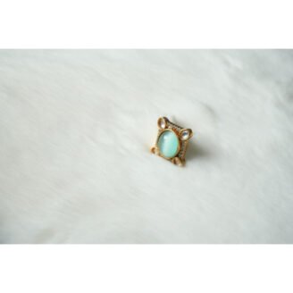 Sea Green Stud Earrings