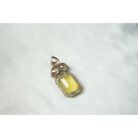 Yellow Tear Drop Golden Earrings
