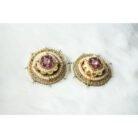 Pink Jadau Kundan Earrings