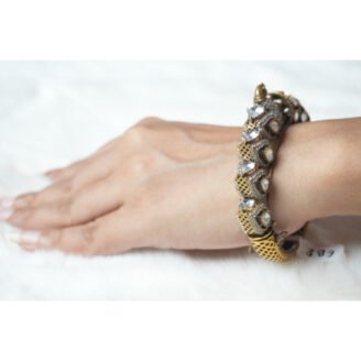 Victorian Peacock Bangle