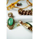 Emerald Traditional Kundan Choker Necklace Set
