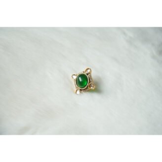 Green Stud Earrings