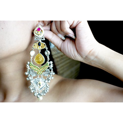 1CeD1XTIstNec_ty0GlF1-oczXXrCB_0Y.jpg Dual Tone Pachi Kundan Earring