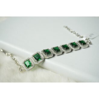 Green Emerald AD Bracelet