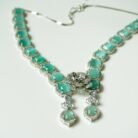 Mint Green AD Necklace Set