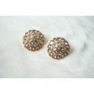 Cubic Zirconia & Pearl Beaded Polki Earrings