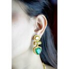 Emerald Polki Victorian Necklace Set