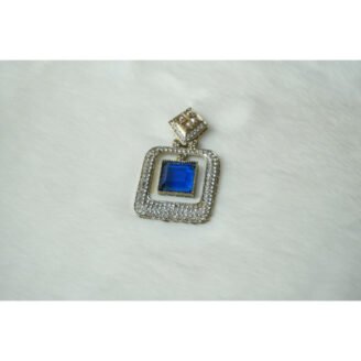 Blue AD Golden Earrings