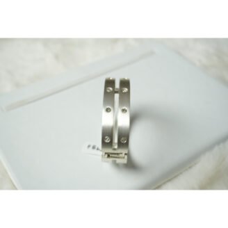 Silver Screw motif Cuff Bracelet