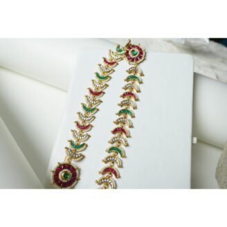 Polki Braid Chain Hair Ornament