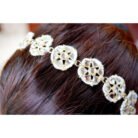 Floral Pearl Kundan Sheeshpatti