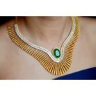 Moissanite Statement Necklace Set