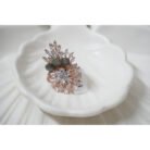 Crystal White Cocktail Ring