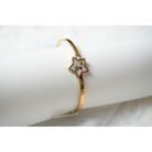 Gold Star Bangle Bracelet