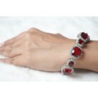 Ruby Stone Bracelet