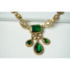 Emerald Grace Polki Necklace Set