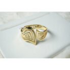 Gold Geometric Cuff Bracelet