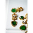 Emerald Polki Victorian Necklace Set