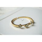 Gold Crystal Square Bracelet