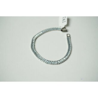 Crystal Silver Tennis Bracelet