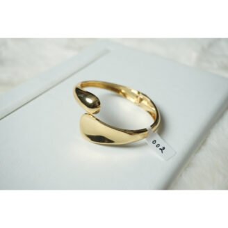 Gold Waterdrop Cuff Bracelet