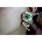 Emerald Polki Pearl Choker Necklace Set
