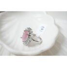 Pink Silver AD Ring