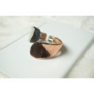 Two Toned Wide Cuff Bracelet