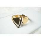 Gold Interlock Cuff Bracelet